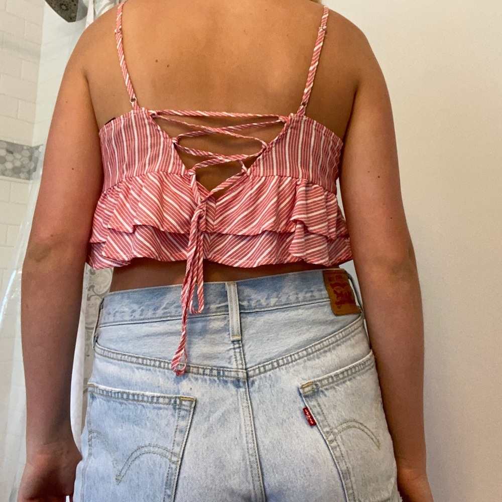 F21 ruffle tank top never worn - Picture 2 of 3